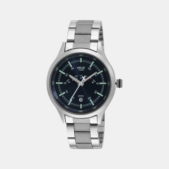 Helix Round Grey Analog watch