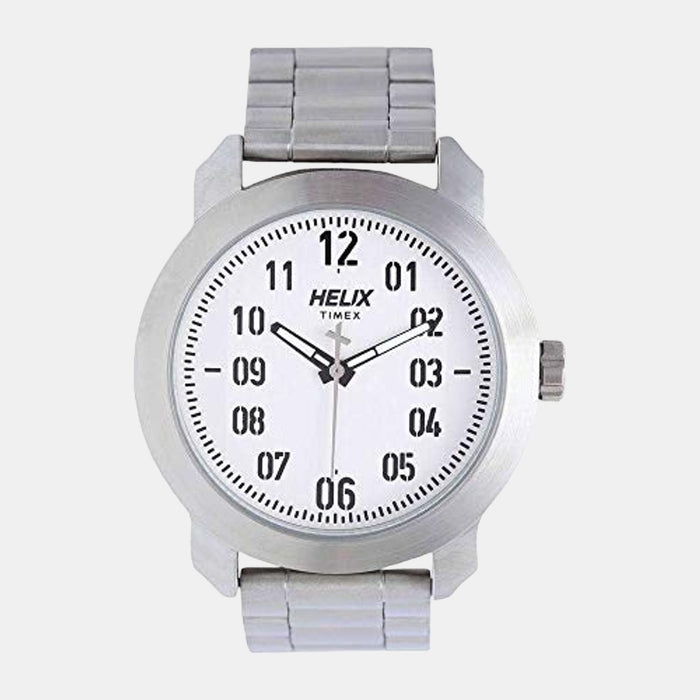 Helix Men Round Silver watch