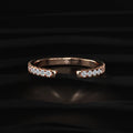 Open Wedding Diamond Stack Band | Earthly Jewels