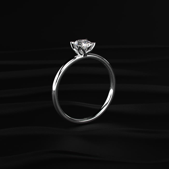 Oval Tulip Prong Ring | Earthly Jewels