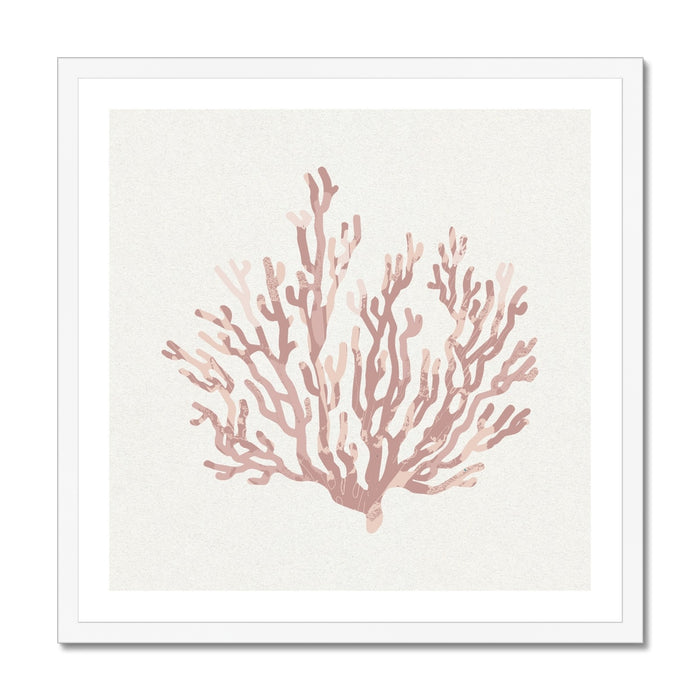 Pink Coral Art Print | Coral Wall Art - Unframed