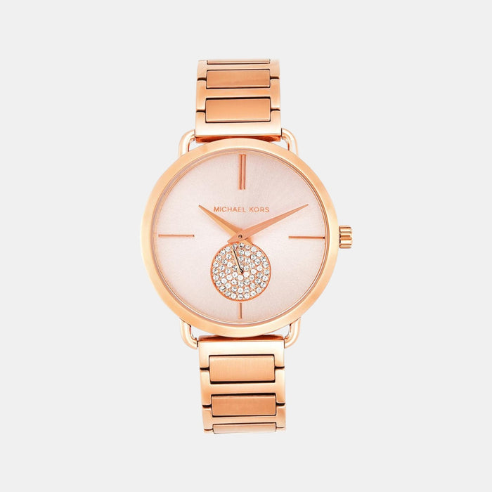 Michael Kors Round Rose Gold Chronograph watch