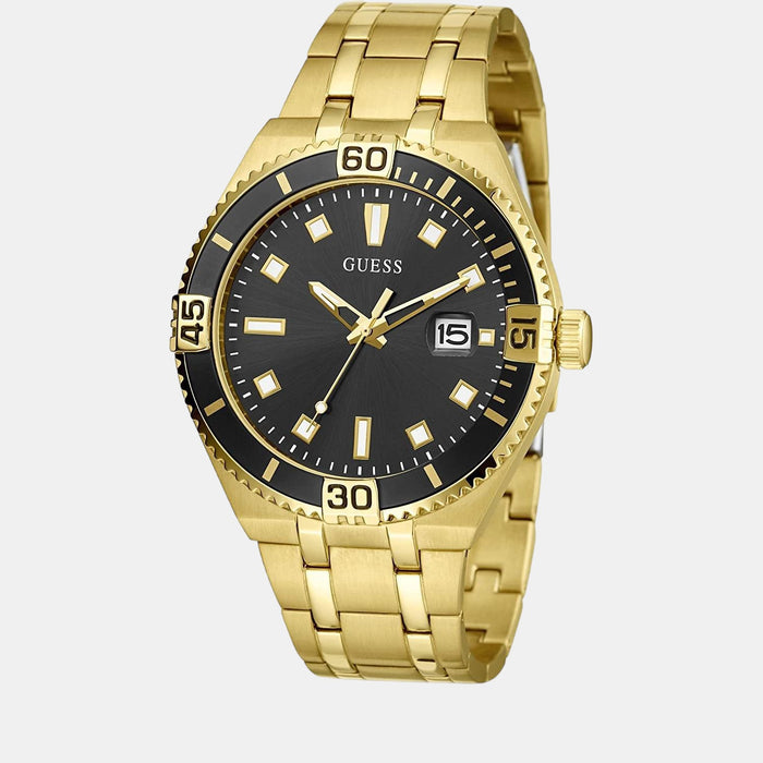 Guess Stainless Steel Round watch