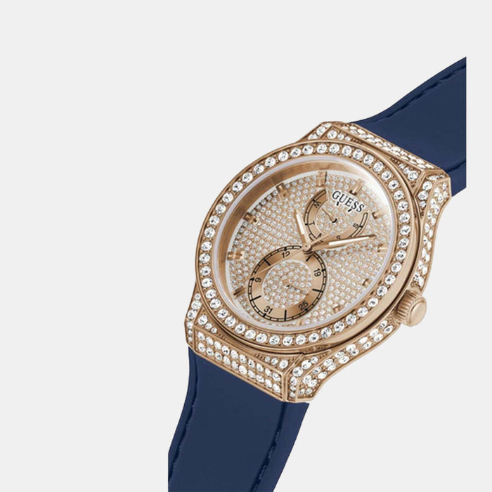 Guess Stainless Steel Round watch