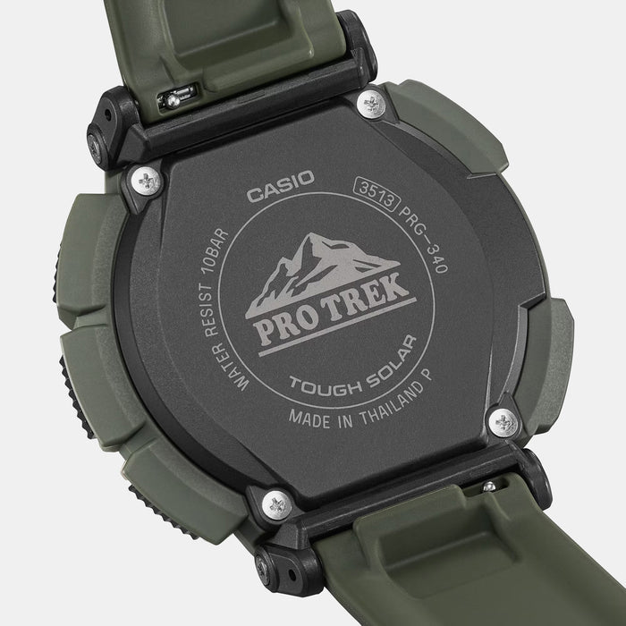 Protrek Men Quartz Black Dial Digital Resin Watch SL110