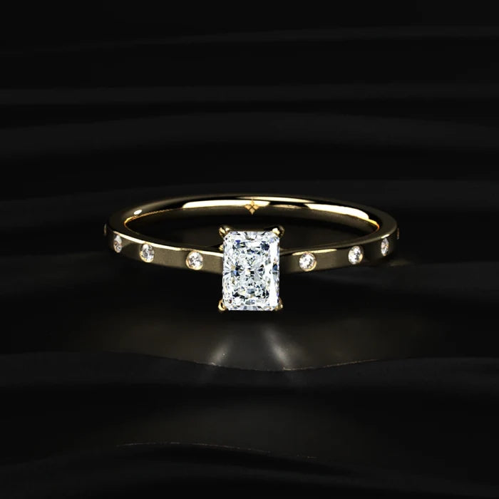 Radiant Cut Diamond Ring | Earthly Jewels