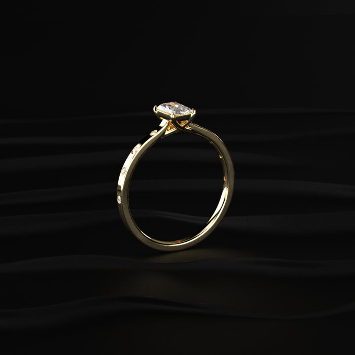Radiant Cut Diamond Ring | Earthly Jewels