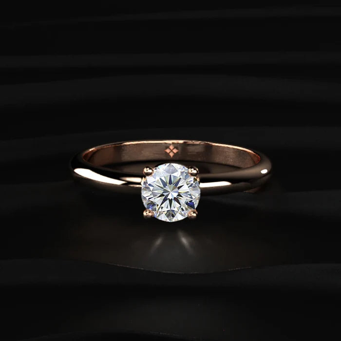 Round Shape Solitaire Ring | Earthly Jewels