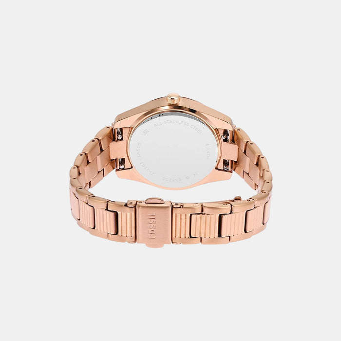 Fossil Women Round Silver watch