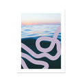 Sea Snake (Coral) - Unframed Print Wall Art 18.00 Beach House Art
