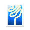 Sea Snake (Ivory) - Unframed Print Wall Art 18.00 Beach House Art