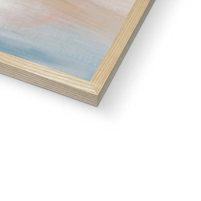 Sea Veil 1 | Coastal Visions Beach Painting Print - Framed Print -  sea painting