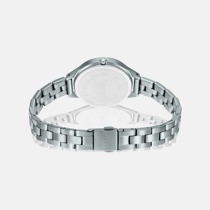 Sheen Women Quartz Black Dial Analog Stainless Steel Watch SH250
