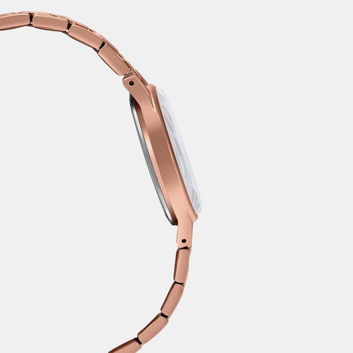 Sheen Women Quartz Pink Dial Analog Stainless Steel Watch SH252
