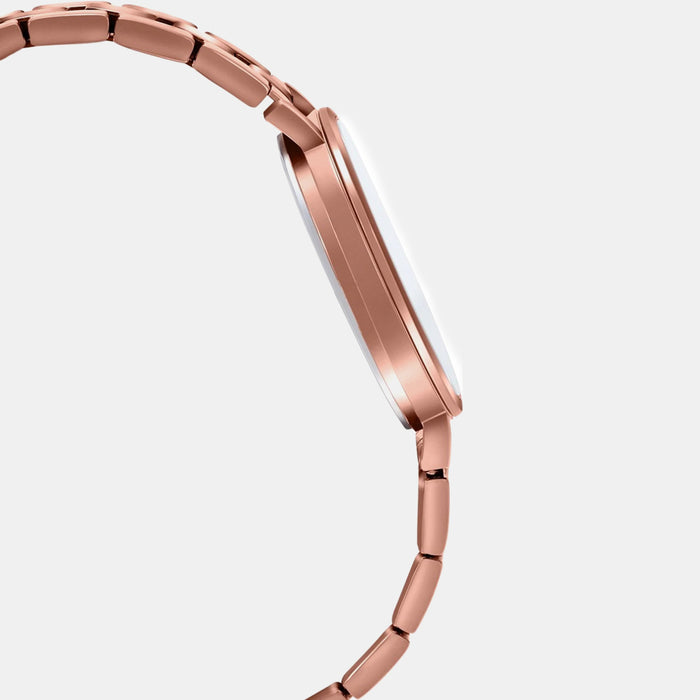 Sheen Women Quartz Pink Dial Analog Stainless Steel Watch SH269