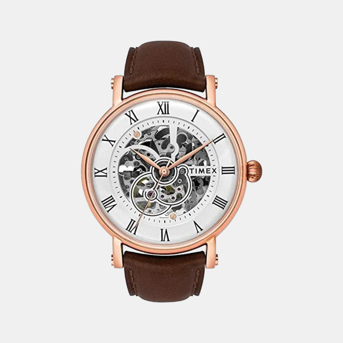 Timex Round White Analog watch