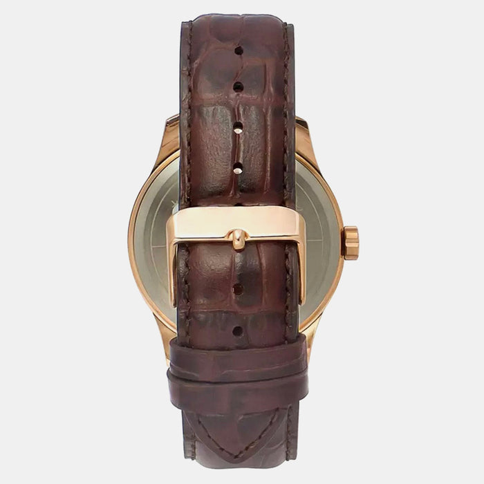 Signio Men Quartz White Dial Multi-Function Leather Watch TW0TG7600