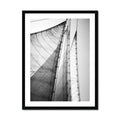 Skyward Sails (Black & White Photography) - Framed - Beach House Art