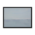 Slate Sea Painting | Modern Abstract Coastal Painting - Framed Wall Art