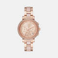Michael Kors Round Rose Gold Chronograph watch