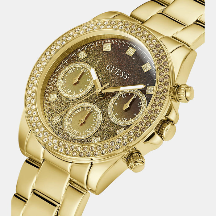 Guess Stainless Steel Round watch