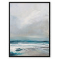 Spectral Light | Coastal Visions Sea Painting Print - Framed Canvas - beach painting