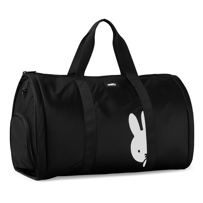 Miffy_MB1001-003_Suit_Duffle_Black_with_White_Bunny