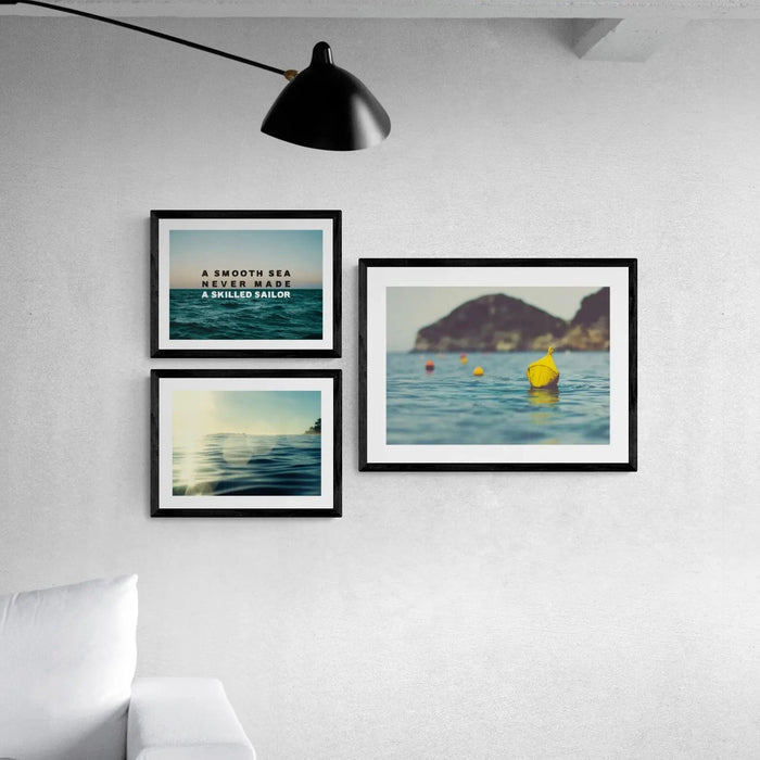 Summer Moorings - Unframed Print Wall Art 18.00 Beach House Art