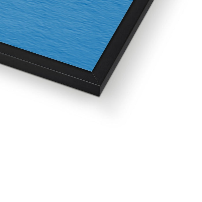 Surfboard Art Print | Beach Art | Two Surfboards Art  - Framed