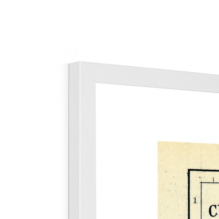The Lakes is our Happy Place (White) | Quote on Lake District Map Print - Unframed