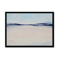 Tide Beach Art | Abstract Sea Painting - Framed Wall Art