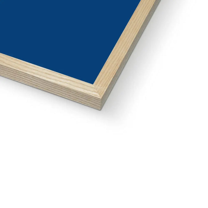 Tight Ship Blue Word Art Print - Framed Wall Art