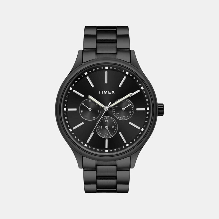Timex Round Black Multi-Function watch