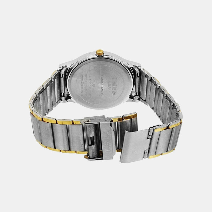 Trendline Men Quartz Champagne Dial Analog Stainless Steel Watch TW000R426