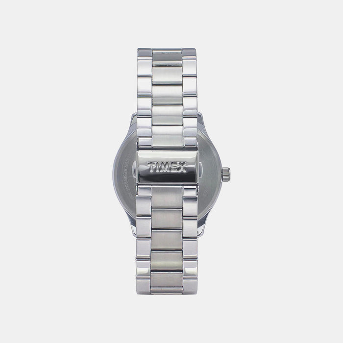 Trendline Men Quartz Silver Dial Multi-Function Stainless Steel Watch TWEG18409