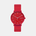 Skagen Round Red Analog watch