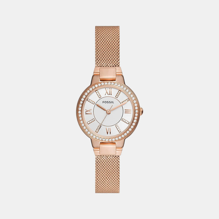 Fossil Round White Analog watch