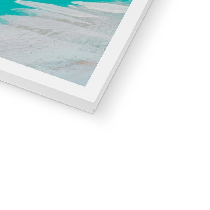 Where Estuary Meets Sea Painting | Beach Painting Wall Art - Framed Wall Art