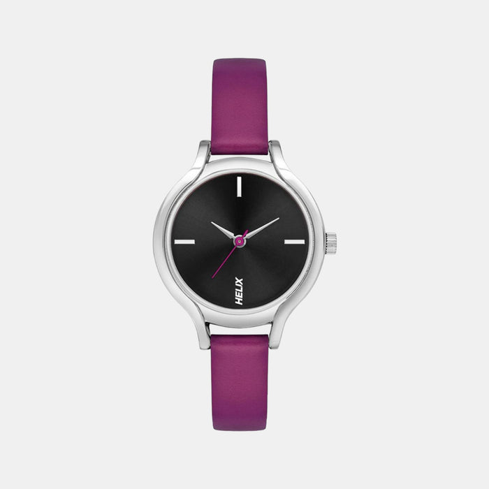 Helix Round Black Analog watch