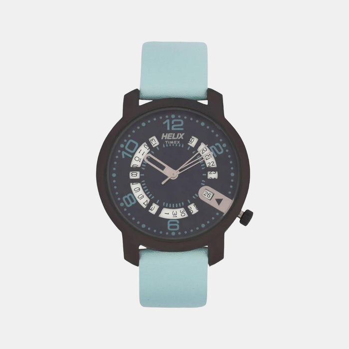 Helix Round Black Analog watch