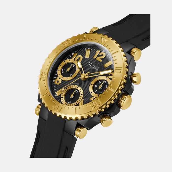 Guess Women Round Black watch