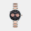 Women Quartz Blue Dial Multi-Function Stainless Steel Watch TW000X210