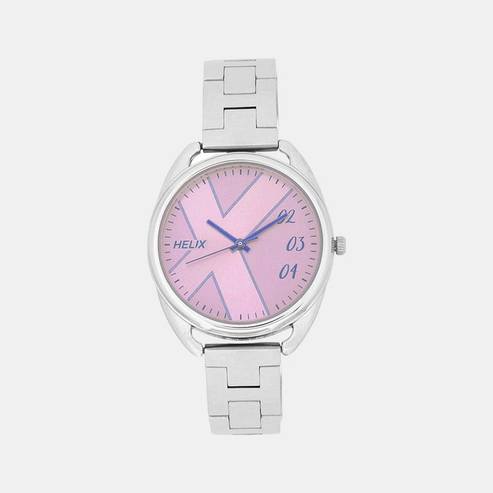 Helix Round Brown Analog watch