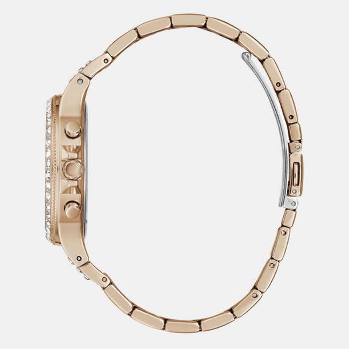 Guess Women Round Rose Gold watch