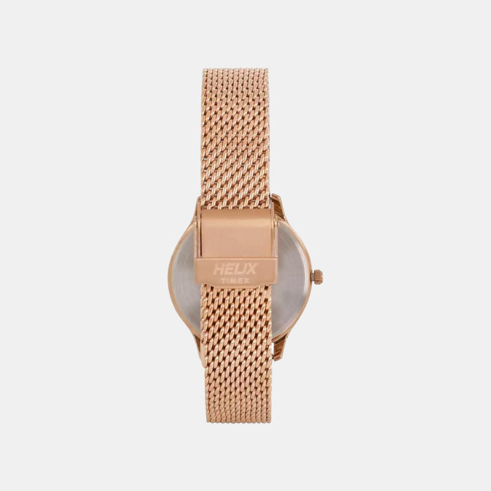 Helix Stainless Steel Round watch