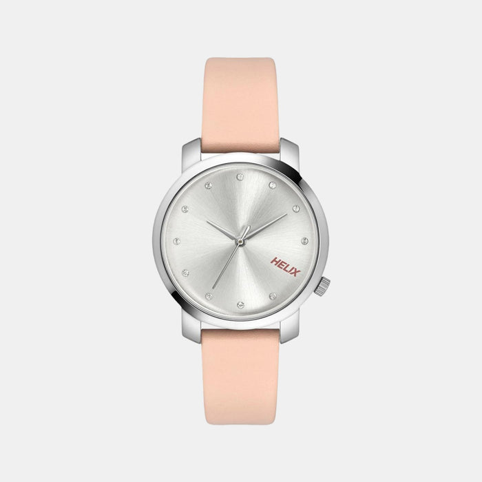 Helix Round Silver Analog watch