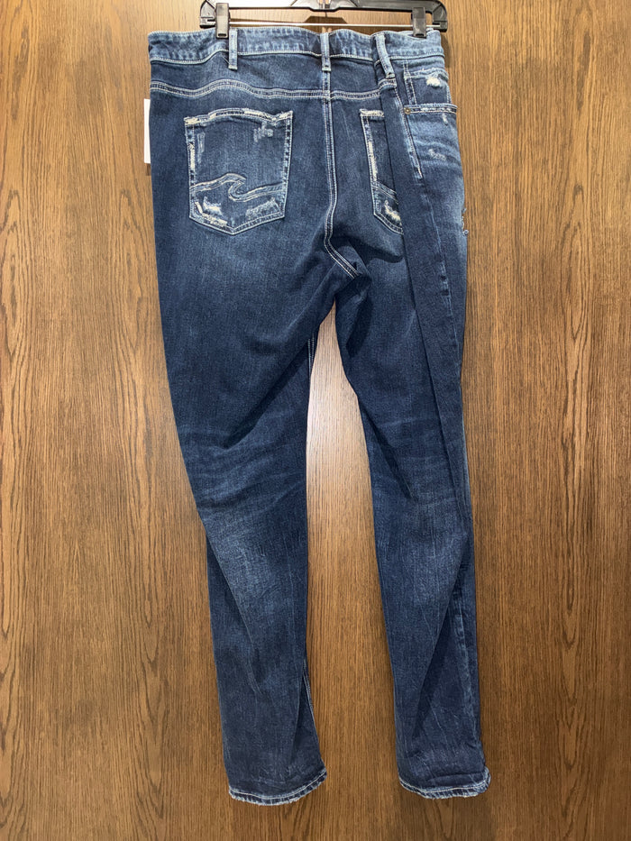 Women’s Silver Straight Leg Jeans Size 20
