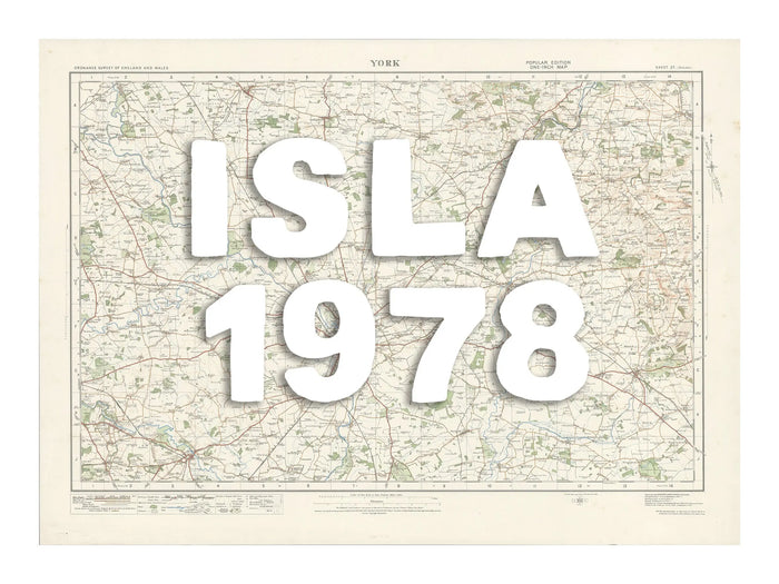 York Personalised Map Print | Custom Map of York | White Hand Drawn Font - Framed Wall Art