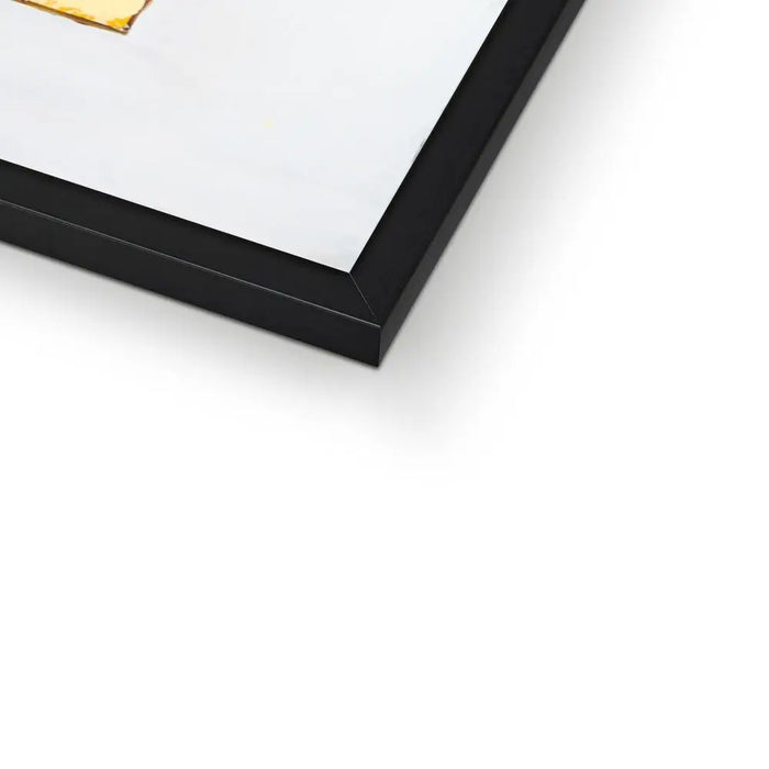 Beach House Art black frame detail
