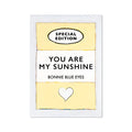 Beach House Art | You Are My Sunshine | Lyric Book Cover Art Print